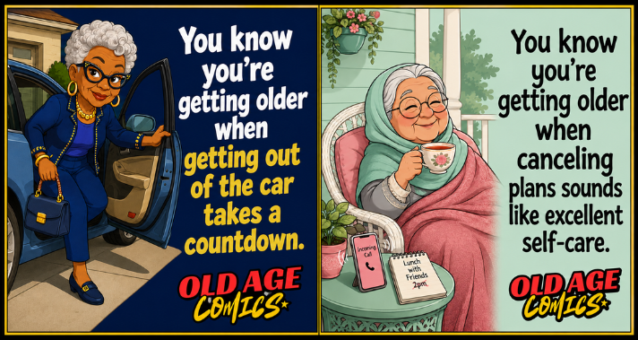 20 Comics Created by us Based on Lifestyle of Older Women in the UK