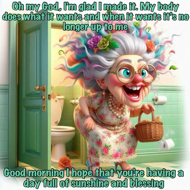image-1040 15+ Times A Funny Artist Creates Cartoon Images Based On Old Lady Life