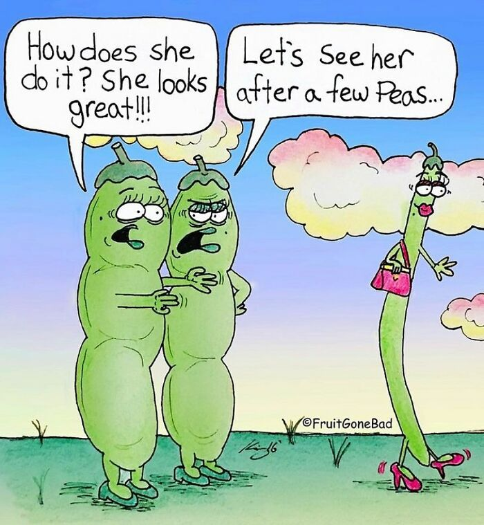 image-258 The NY Cartoonist Captures The Talks Between Foods and Vegetables (20 Comics)