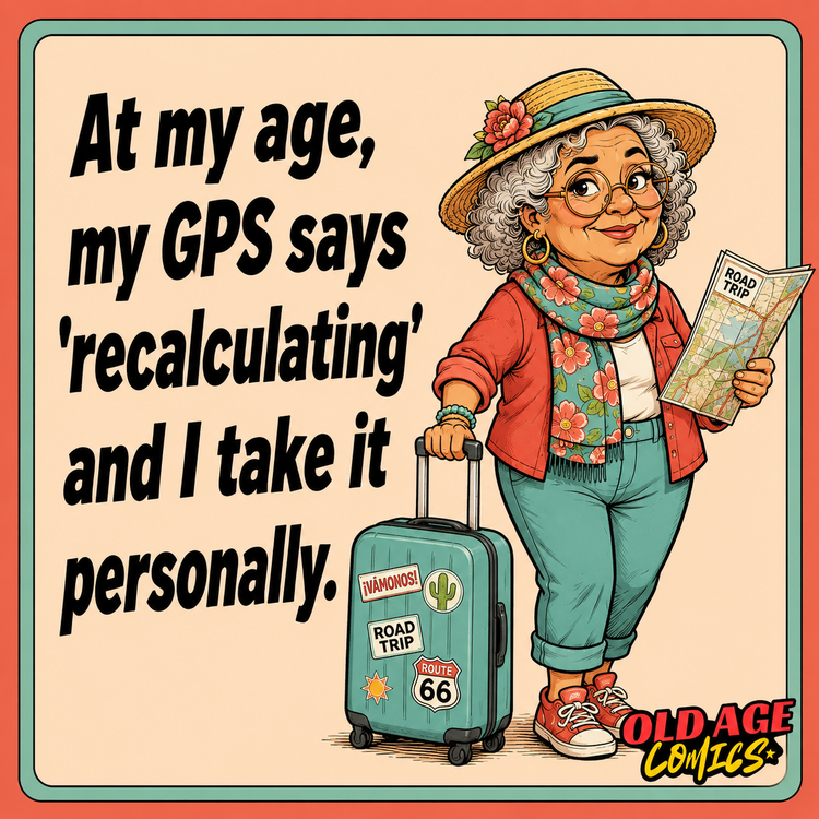 02_gps_recalculating_750x750 20 Funny Old Age Comics Shared By A Woman From United Kingdom