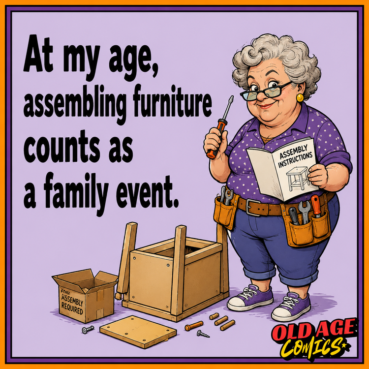 09_assembling_furniture_750x750 20 Funny Old Age Comics Shared By A Woman From United Kingdom