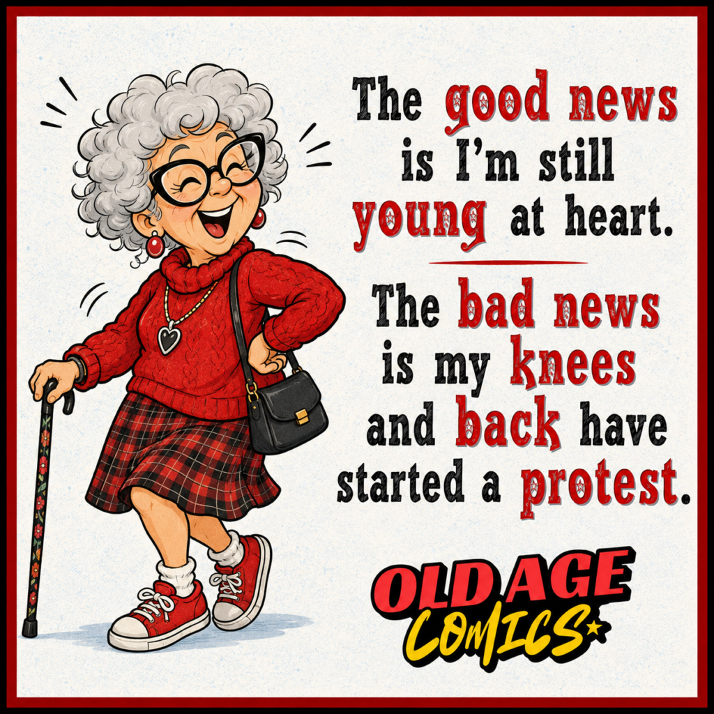 image-82-1024x1024 20 Elderly Lady Comics About Memory, Coffee, Naps, and Aching Knees for Grandma Laughs