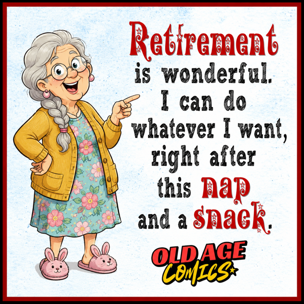 image-90-1024x1024 20 Elderly Lady Comics About Memory, Coffee, Naps, and Aching Knees for Grandma Laughs