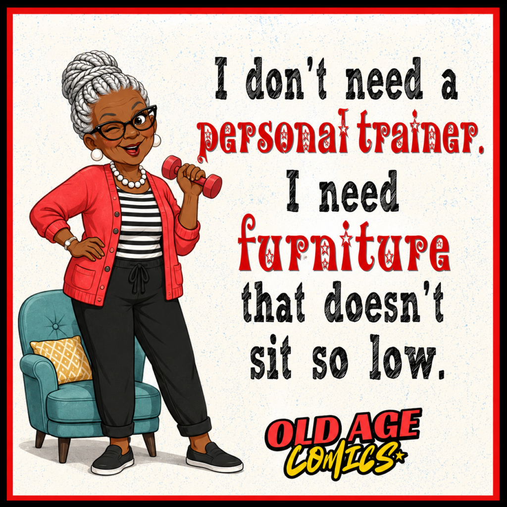 image-91-1024x1024 20 Elderly Lady Comics About Memory, Coffee, Naps, and Aching Knees for Grandma Laughs