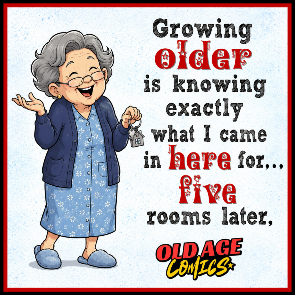 image-94-1024x1024 20 Elderly Lady Comics About Memory, Coffee, Naps, and Aching Knees for Grandma Laughs