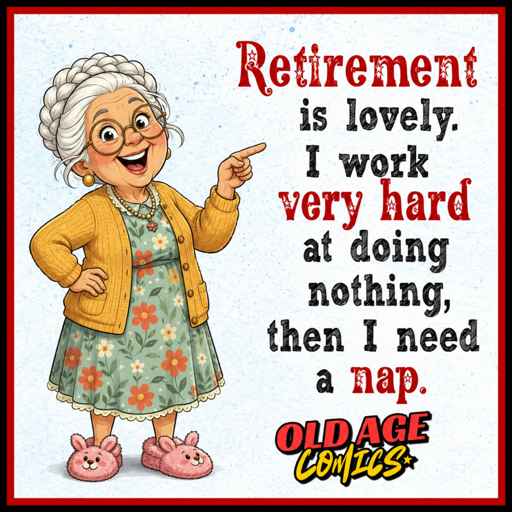 image-96-1024x1024 20 Elderly Lady Comics About Memory, Coffee, Naps, and Aching Knees for Grandma Laughs