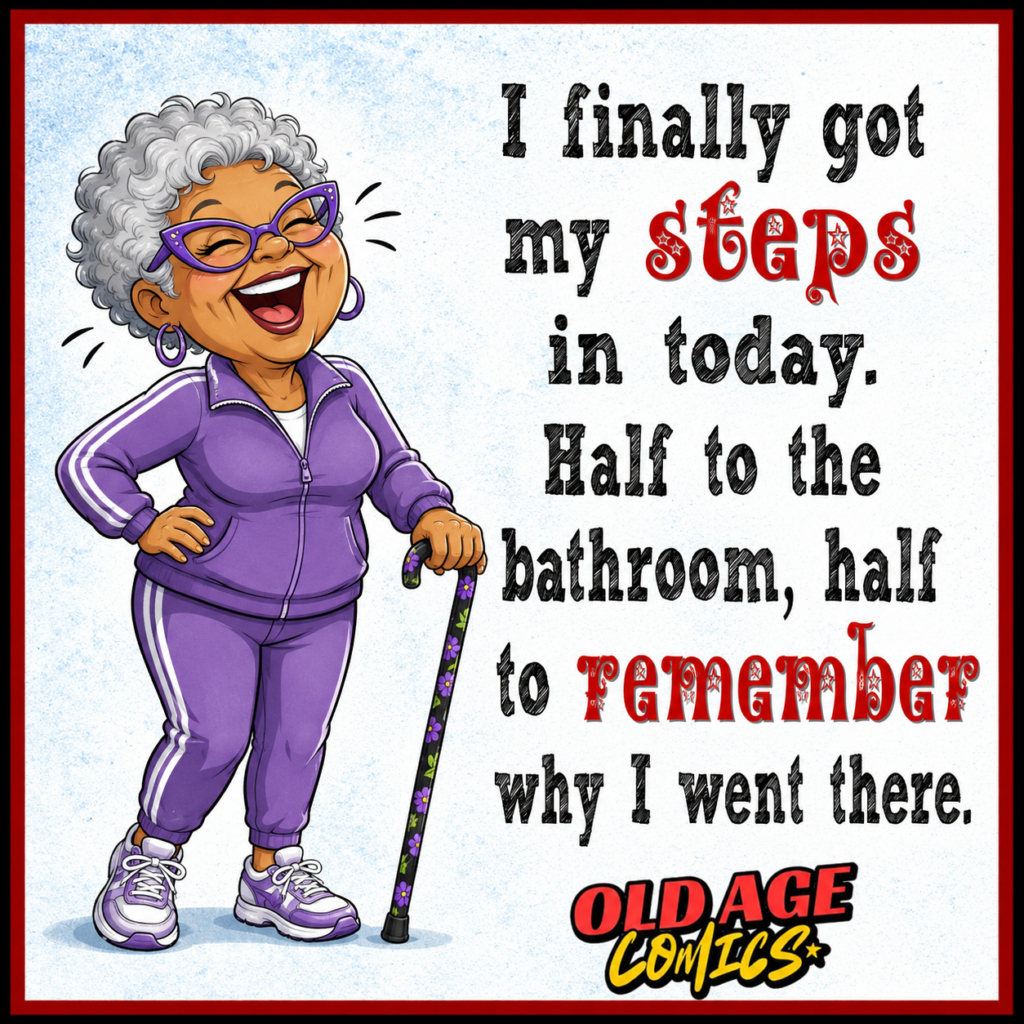 image-98-1024x1024 20 Elderly Lady Comics About Memory, Coffee, Naps, and Aching Knees for Grandma Laughs