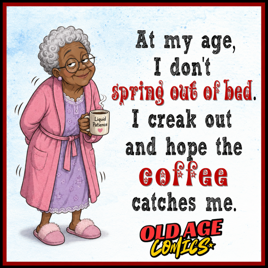 image-99-1024x1024 20 Elderly Lady Comics About Memory, Coffee, Naps, and Aching Knees for Grandma Laughs