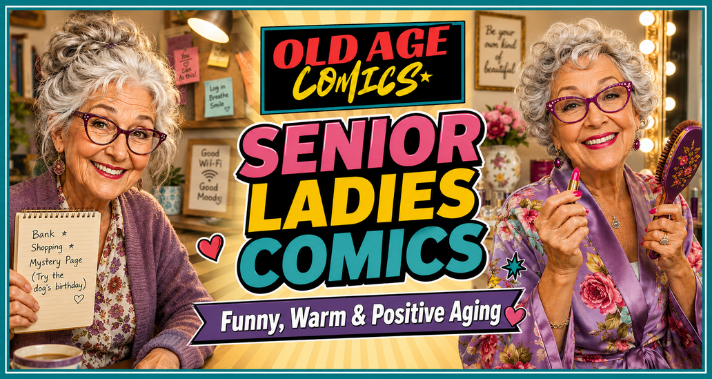 How a Trip to New York Inspired Us To Create 20 Senior Ladies Comics About Positive Aging