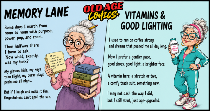 I Created 20 Hilarious Senior Comics About Aging, Retirement, and Everyday Life